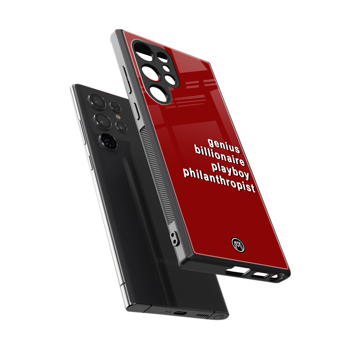 genius billionaire playboy philantrophist back phone cover | glass case for samsung galaxy s23 ultra
