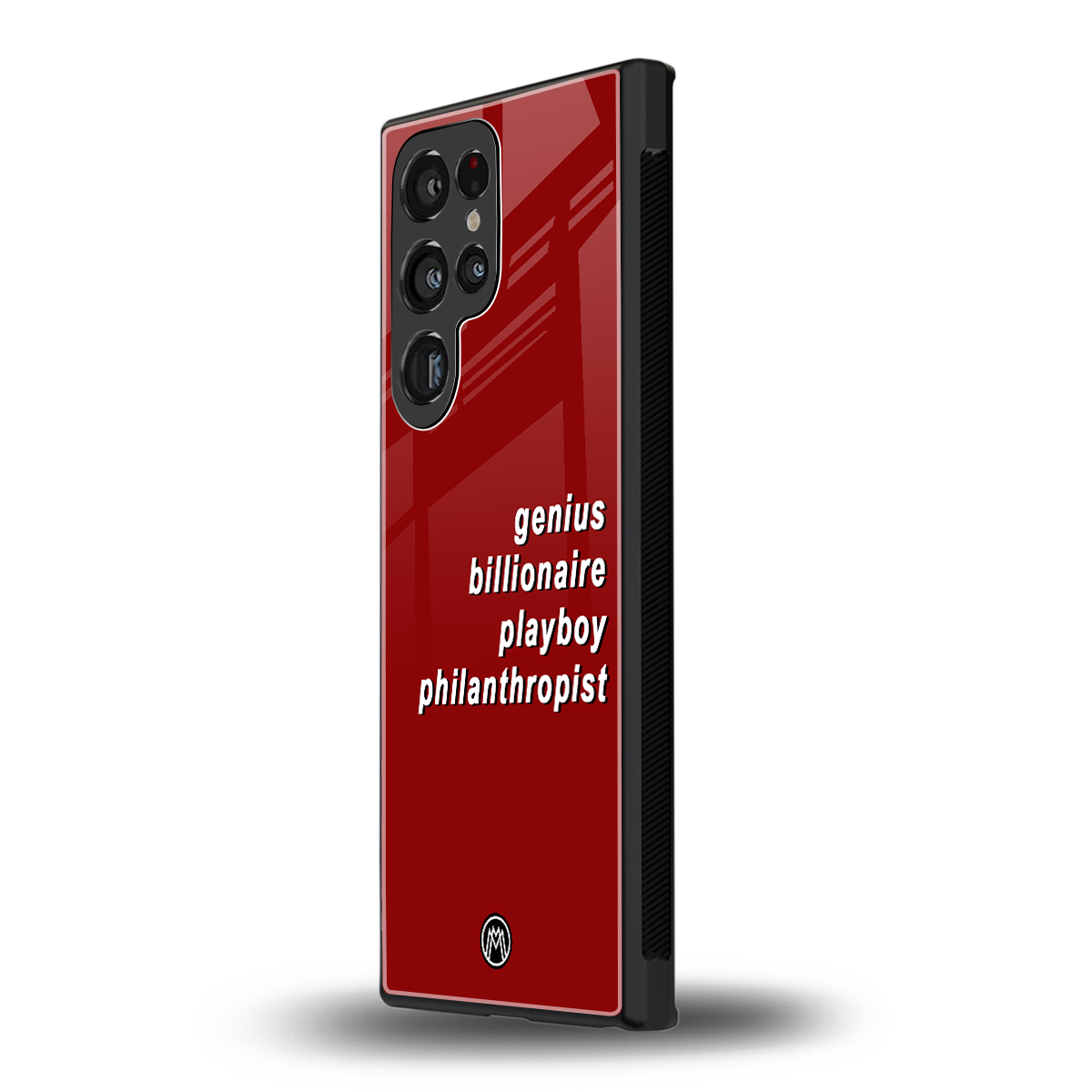 genius billionaire playboy philantrophist back phone cover | glass case for samsung galaxy s23 ultra