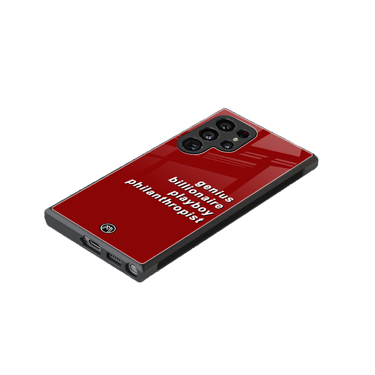 genius billionaire playboy philantrophist back phone cover | glass case for samsung galaxy s23 ultra