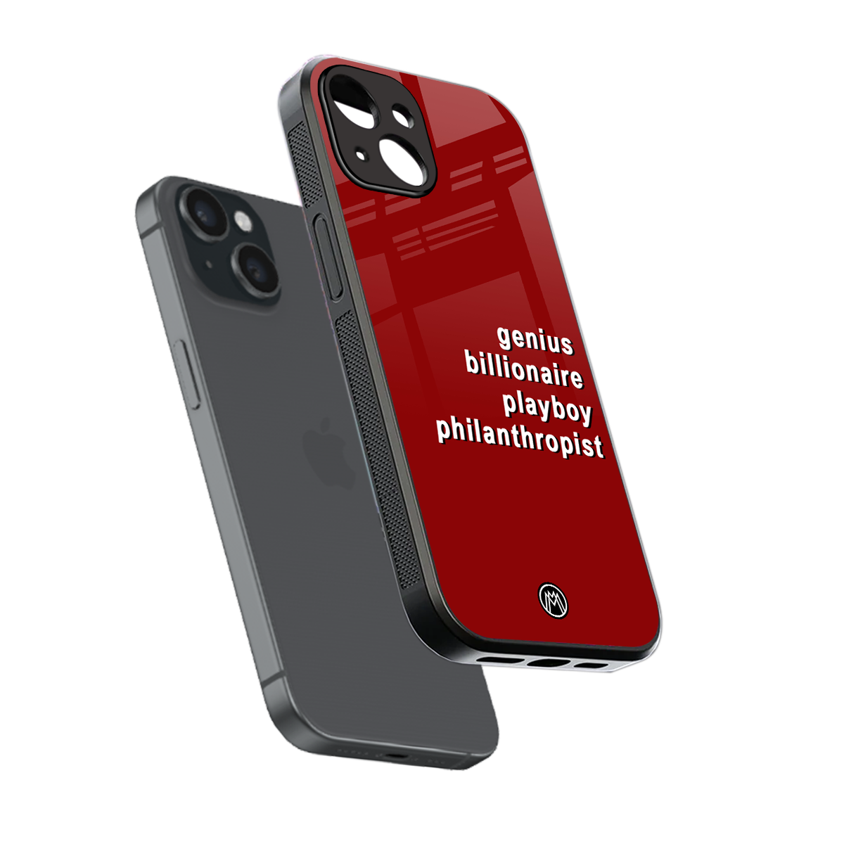 genius billionaire playboy philantrophist back phone cover | glass case for iphone 15