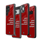 Stylish Glass Back Case for All Smartphones – iPhone, Samsung, OnePlus, Pixel, Redmi, Oppo, Vivo, Motorola