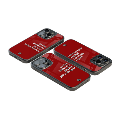 Luxury Glass Back Mobile Cover for iPhone, Samsung Galaxy, OnePlus, Pixel, Redmi & More