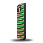geo cube back phone cover | glass case for iphone 13 mini
