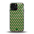 geo cube back phone cover | glass case for iphone 13 pro max