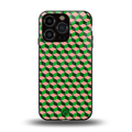 geo cube back phone cover | glass case for iphone 13 pro