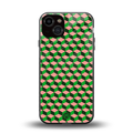 geo cube back phone cover | glass case for iphone 13
