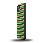geo cube back phone cover | glass case for iphone 15