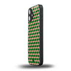 geo cube back phone cover | glass case for iphone 16 plus