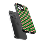 geo cube back phone cover | glass case for iphone 16 pro