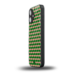 geo cube back phone cover | glass case for iphone 16