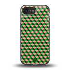 geo cube back phone cover | glass case for iphone 16e