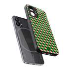geo cube back phone cover | glass case for nothing phone 1