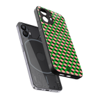 geo cube back phone cover | glass case for nothing phone 2