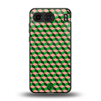 geo cube back phone cover | glass case for oneplus nord 4