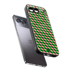 geo cube back phone cover | glass case for oneplus nord 4