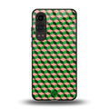 geo cube back phone cover | glass case for oneplus nord ce 4 lite