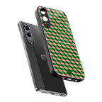 geo cube back phone cover | glass case for oneplus nord ce 4 lite