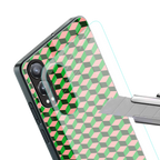 geo cube back phone cover | glass case for oneplus nord ce 4 lite