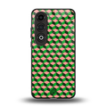 geo cube back phone cover | glass case for oneplus nord ce 4
