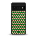 geo cube back phone cover | glass case for google pixel 6 pro