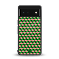 geo cube back phone cover | glass case for Google Pixel 6A
