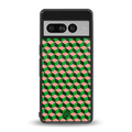 geo cube back phone cover | glass case for google pixel 7 pro