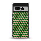 geo cube back phone cover | glass case for google pixel 7 pro