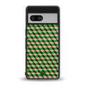 geo cube back phone cover | glass case for Google Pixel 7
