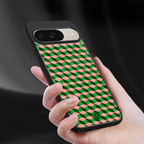 geo cube back phone cover | glass case for google pixel 9