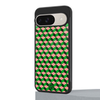 geo cube back phone cover | glass case for google pixel 9