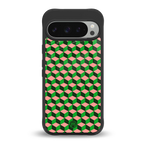 geo cube back phone cover | glass case for google pixel 9 pro