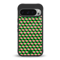 geo cube back phone cover | glass case for google pixel 9 pro xl