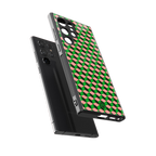 geo cube back phone cover | glass case for samsung galaxy s23 ultra