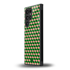 geo cube back phone cover | glass case for samsung galaxy s23 ultra