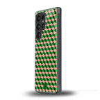 geo cube back phone cover | glass case for samsung galaxy s25 ultra