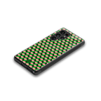 geo cube back phone cover | glass case for samsung galaxy s25 ultra