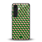geo cube back phone cover | glass case for samsung galaxy s24