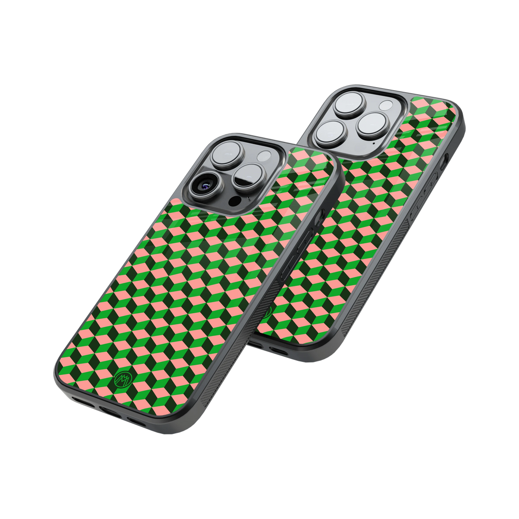 Protective Glass Back Phone Case Compatible with iPhone, Samsung, OnePlus, Pixel & More