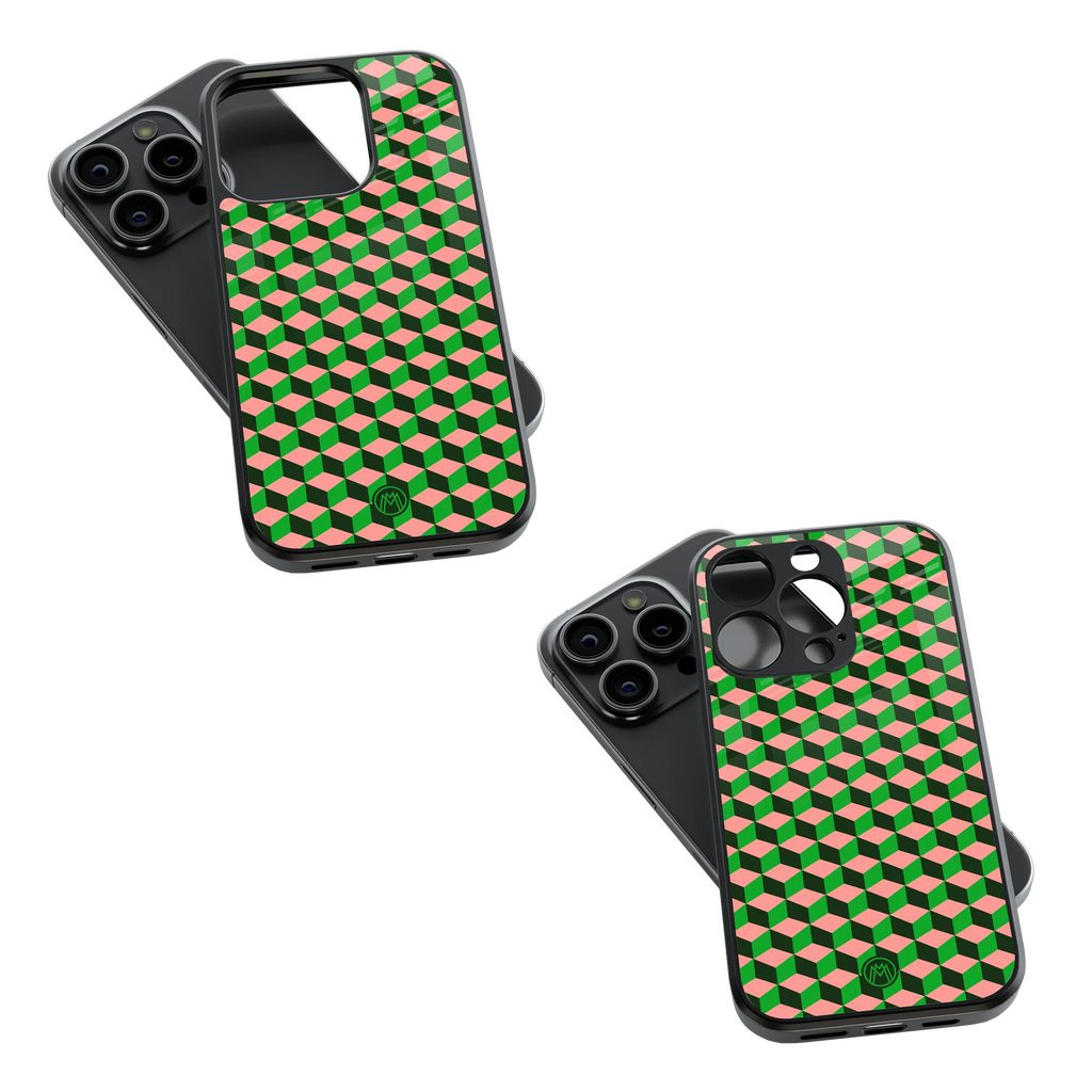 Trendy Glass Back Mobile Case for iPhone, Samsung, Redmi, OnePlus, Google Pixel, Motorola