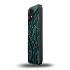 geometric green back phone cover | glass case for nothing phone 2