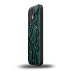 geometric green back phone cover | glass case for oneplus nord ce 3