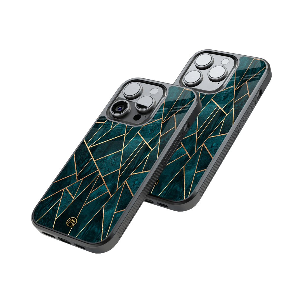 Protective Glass Back Phone Case Compatible with iPhone, Samsung, OnePlus, Pixel & More