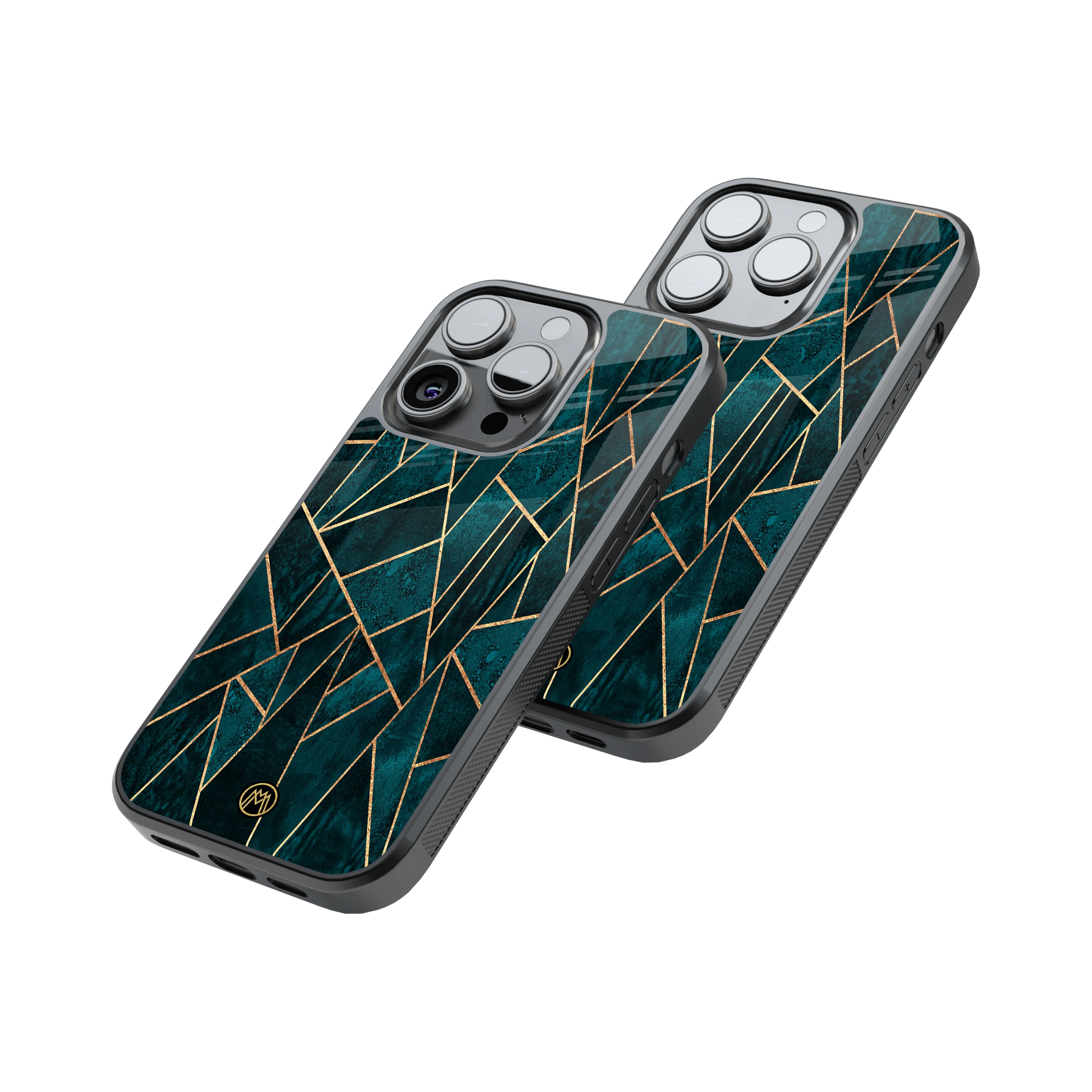 Protective Glass Back Phone Case Compatible with iPhone, Samsung, OnePlus, Pixel & More