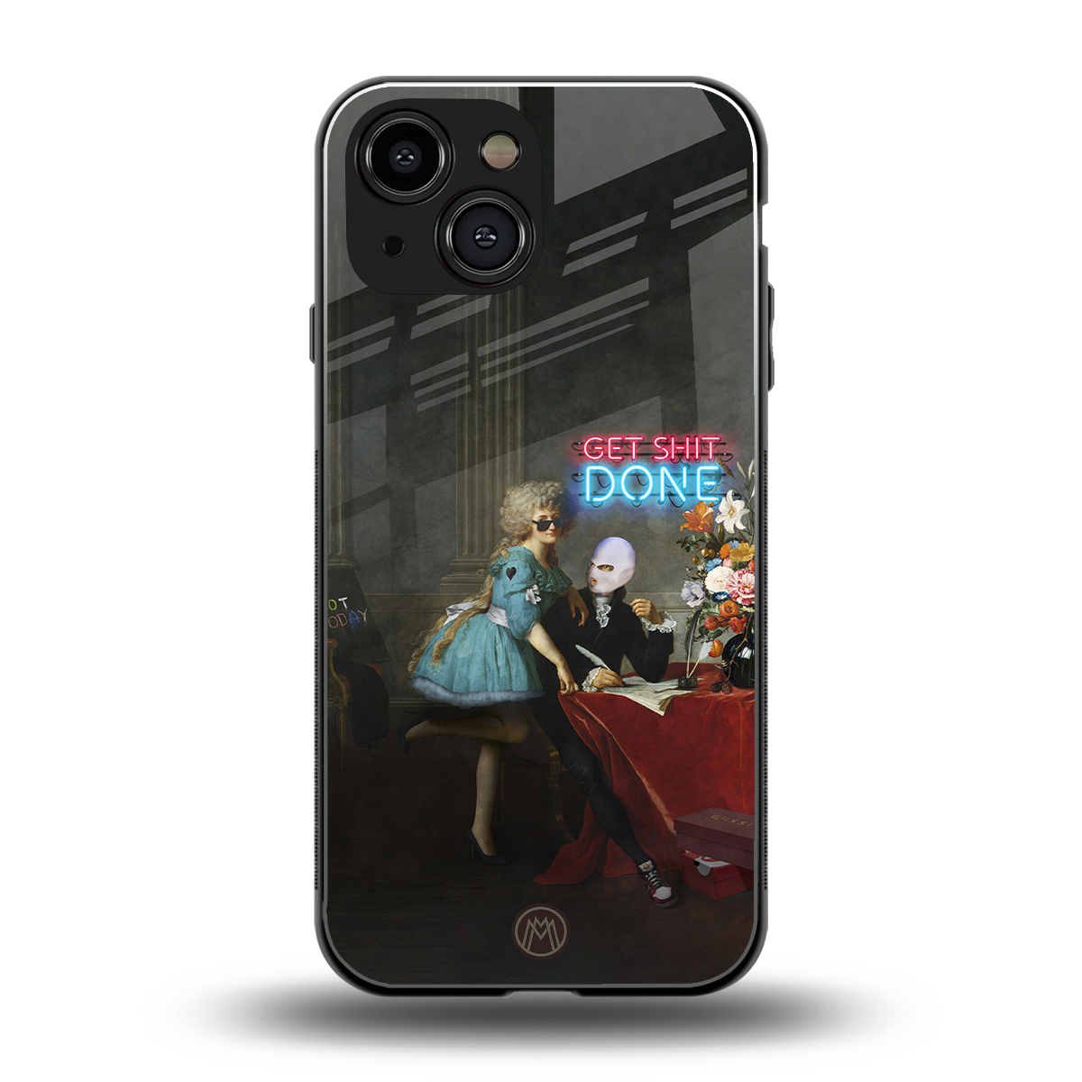 get shit done back phone cover | glass case for iphone 13 mini