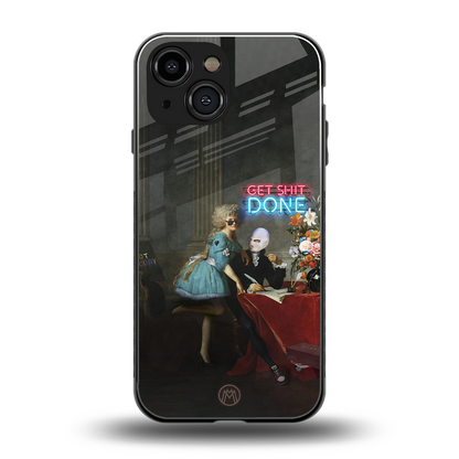 get shit done back phone cover | glass case for iphone 13 mini