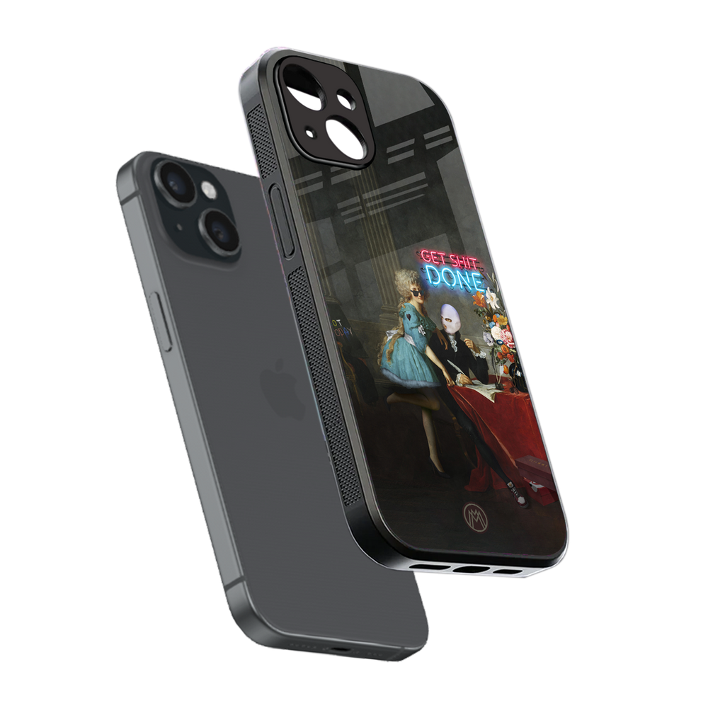 get shit done back phone cover | glass case for iphone 13 mini