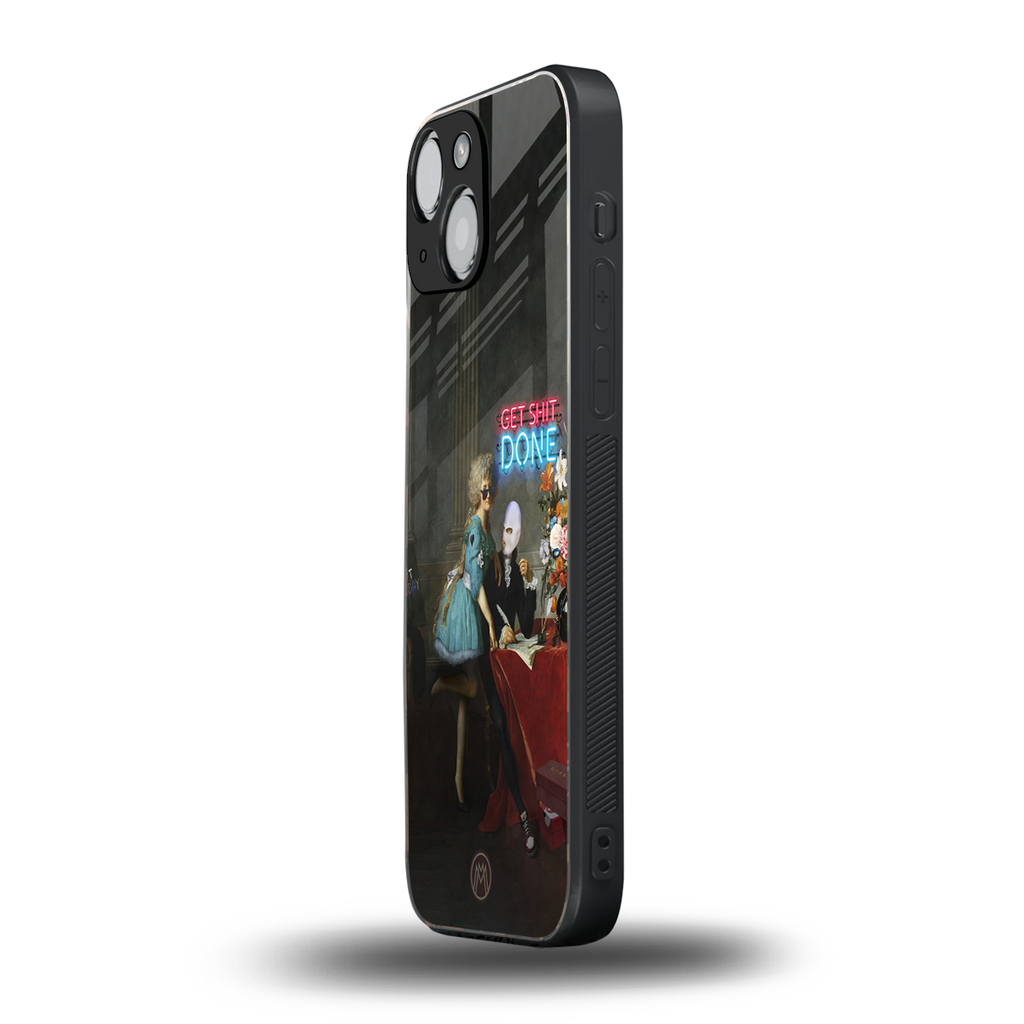 get shit done back phone cover | glass case for iphone 13 mini