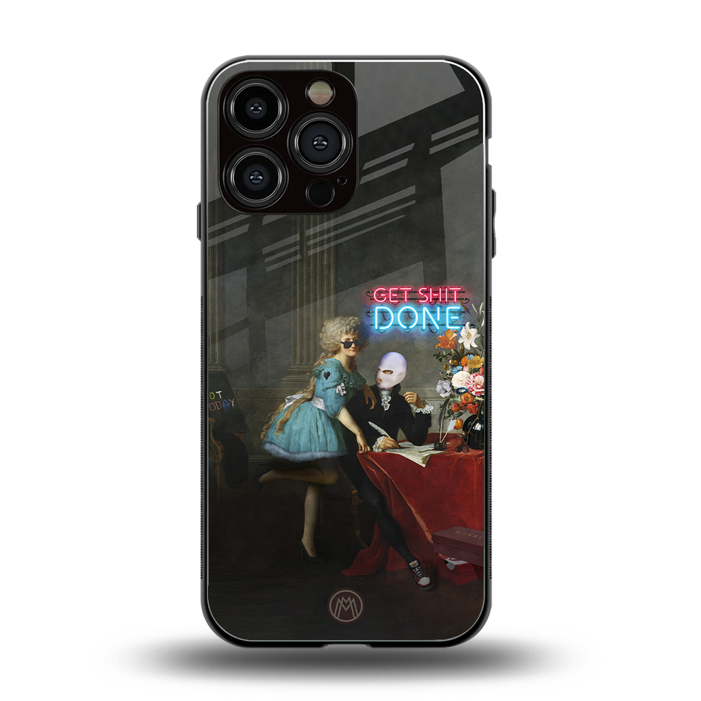 get shit done back phone cover | glass case for iphone 13 pro max