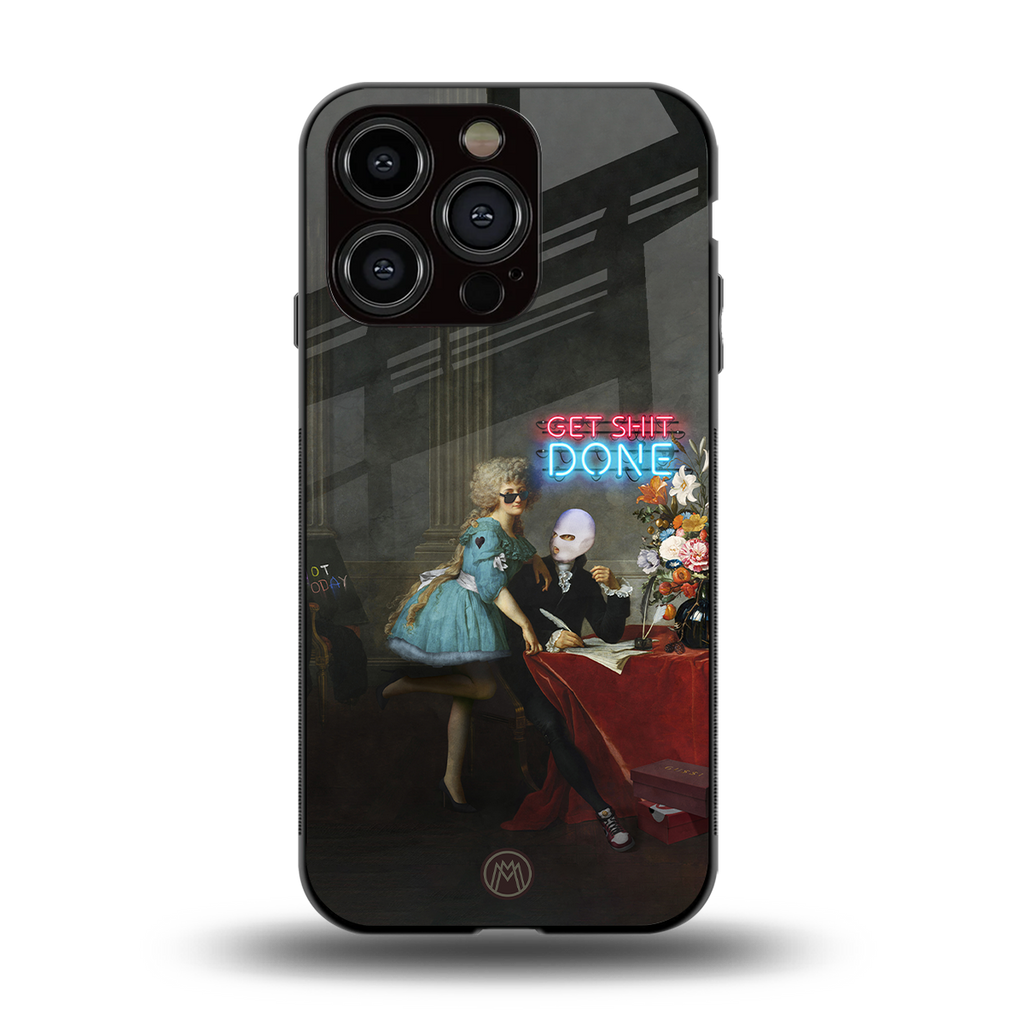 get shit done back phone cover | glass case for iphone 13 pro