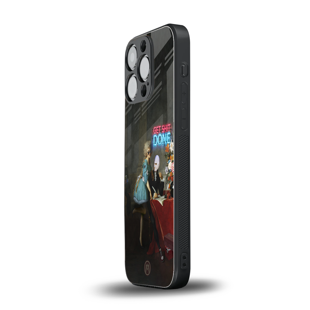 get shit done back phone cover | glass case for iphone 13 pro